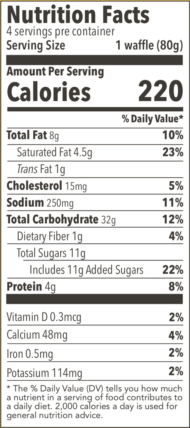 7272 WF NFT custard filled belgian waffles 11 2oz fw