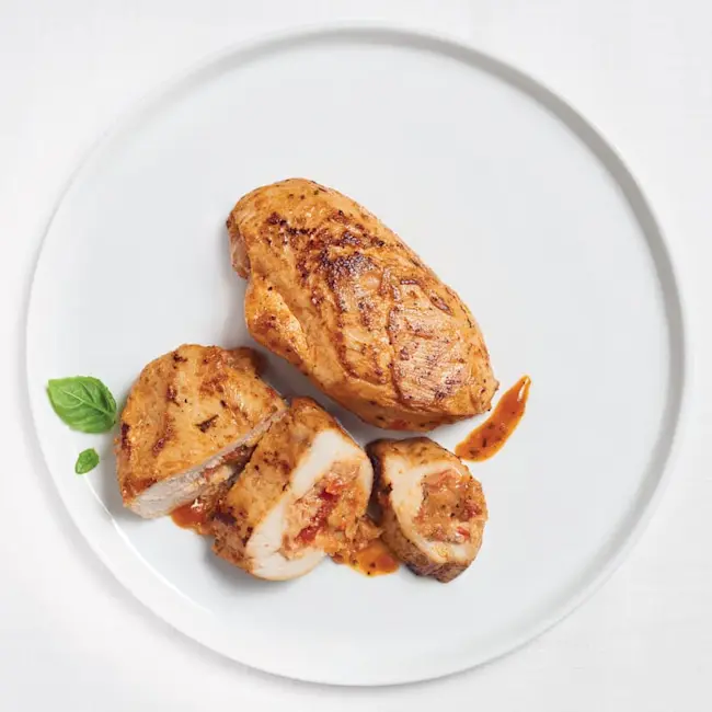 22593 COOKED Neapolitan Style Stuffed Chicken - Cool & Simple