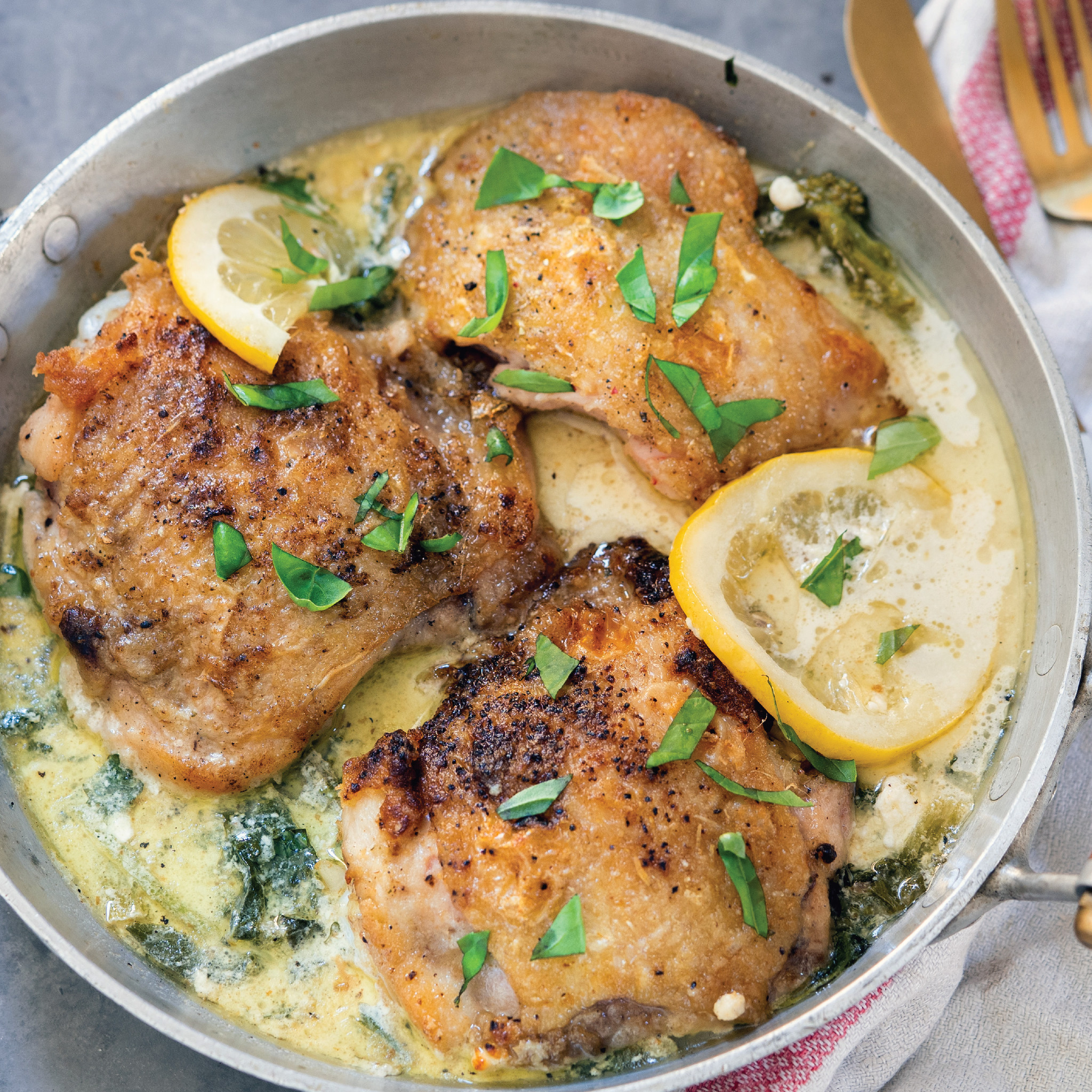 Garlic Parmesan Chicken Thighs