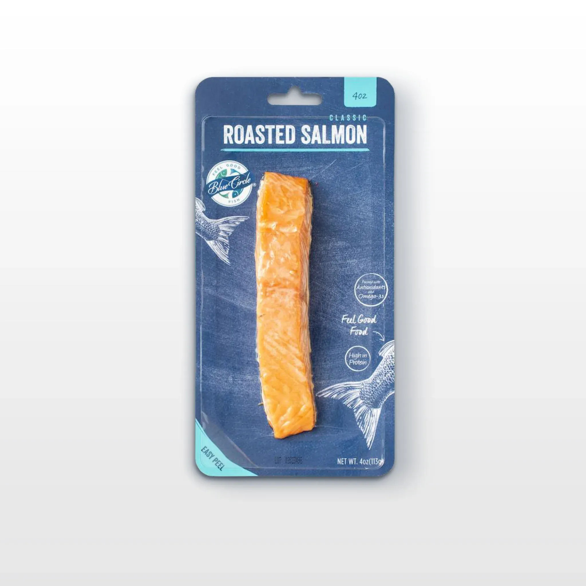 6163 WF Packaged Classic Roasted Salmon - Blue Circle seafood