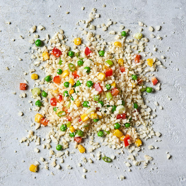 Stir fry blend riced cauliflower raw 004