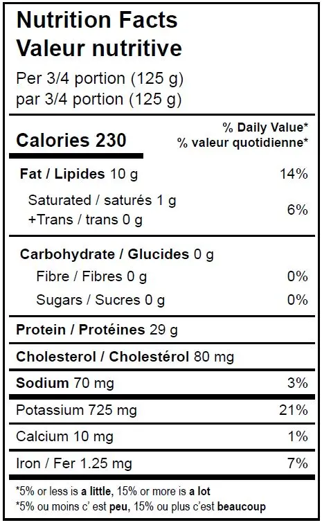 5249 - Arctic Char Portions- NFT