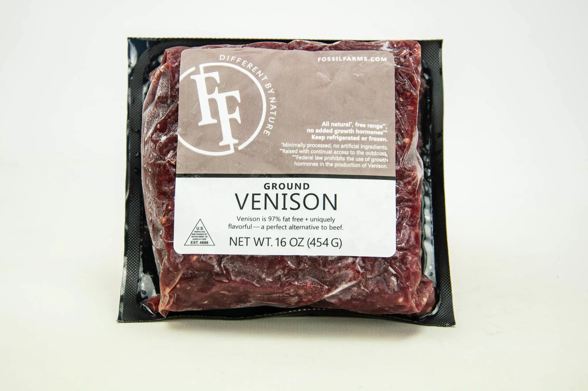 5716 WF Packaged Ground Venison 90- Lean - 1 LB Specialty Meats