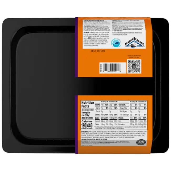6301 PACKAGE BACK Teriyaki Sesame Salmon