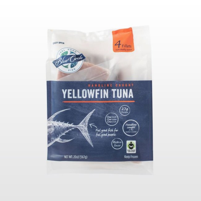 6110 WF PACKAGED Yellowfin Tuna Steaks Seafood