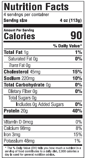 NFT 60/80 Faroe Island Bay Scallops