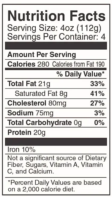 2654 NFT Ground Beef Chuck - 1 LB 