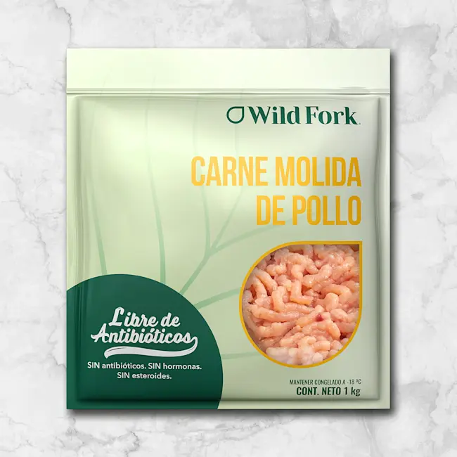 81971 WFMex PAckaged MOLIDA DE PECHUGA DE POLLO ABF 1 kg Aves