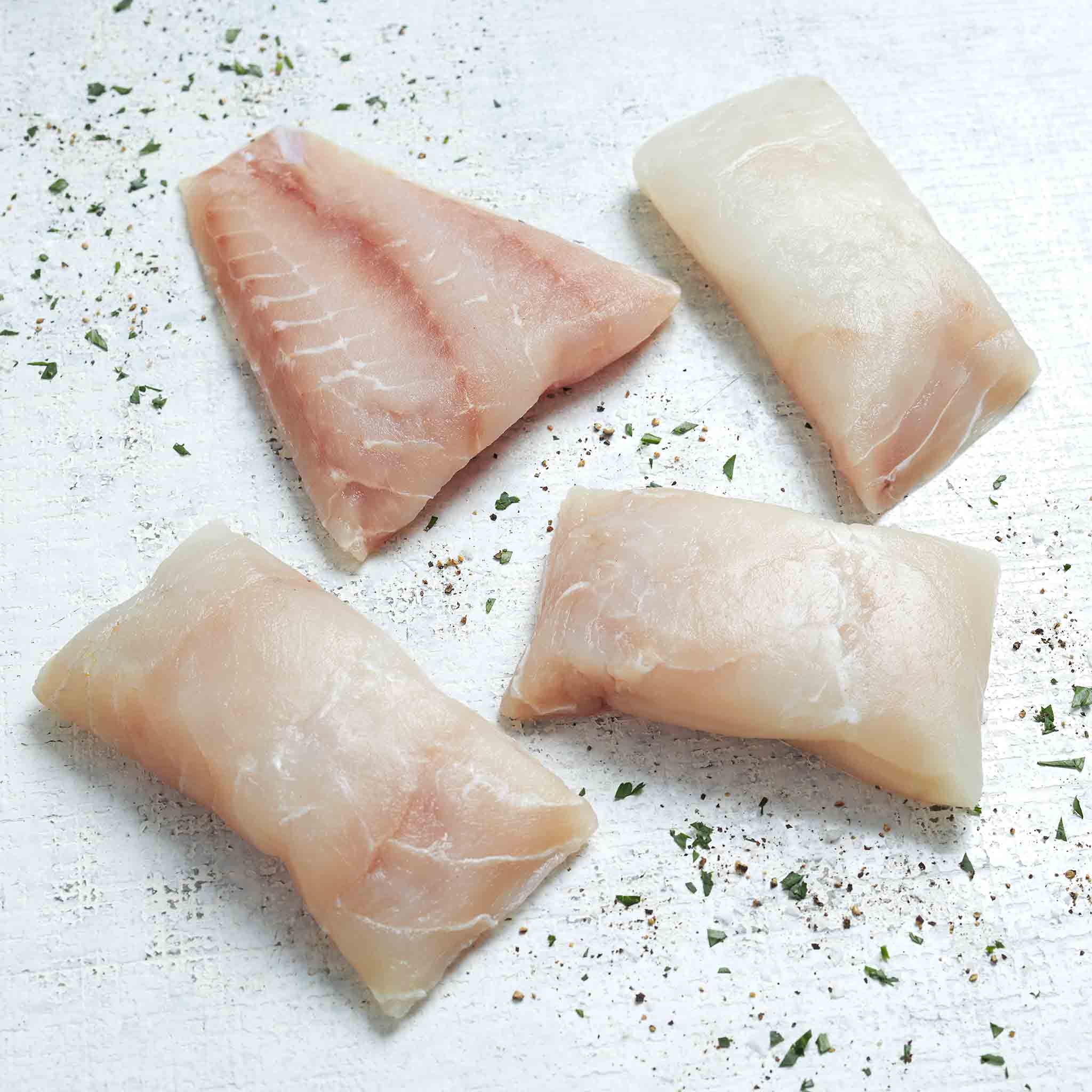 6097 WF Raw Skinless Grouper Fillets Seafood
