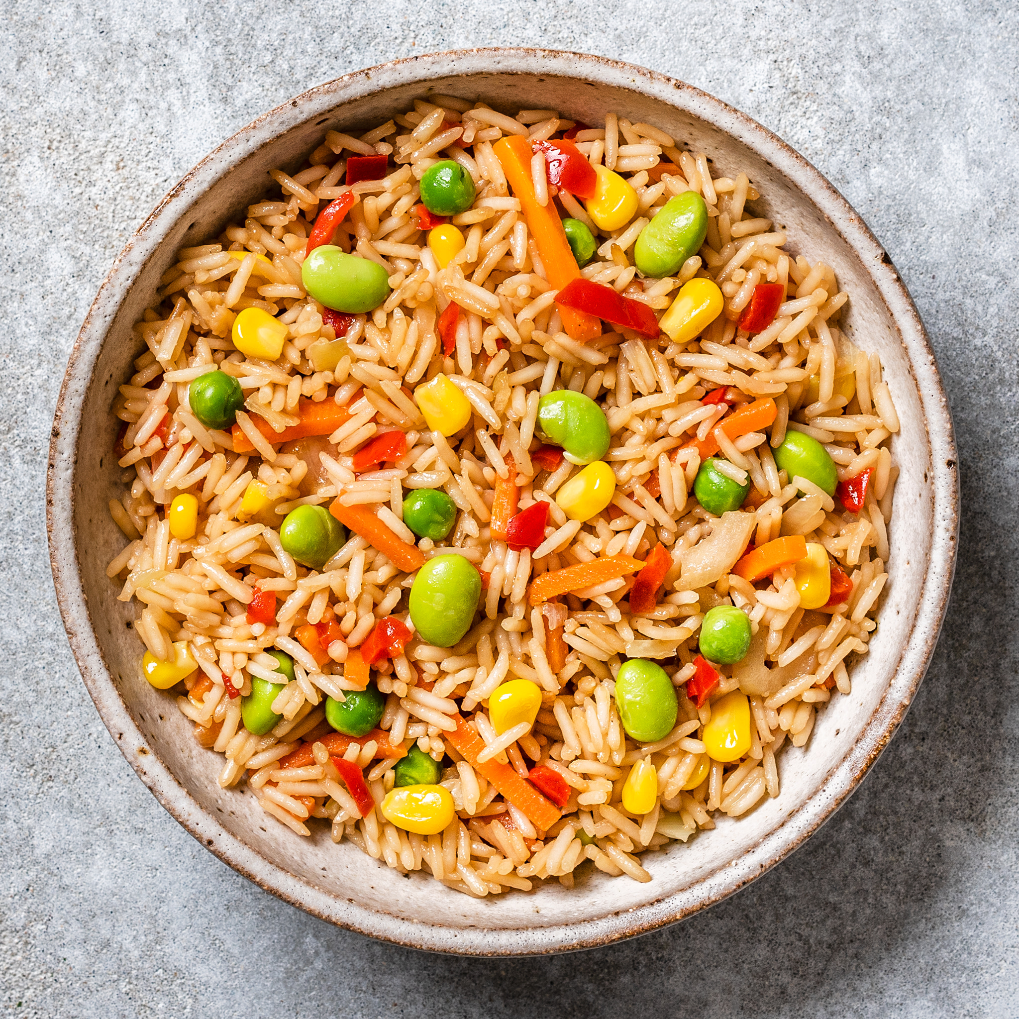 7308 RAW Vegetable Fried Rice