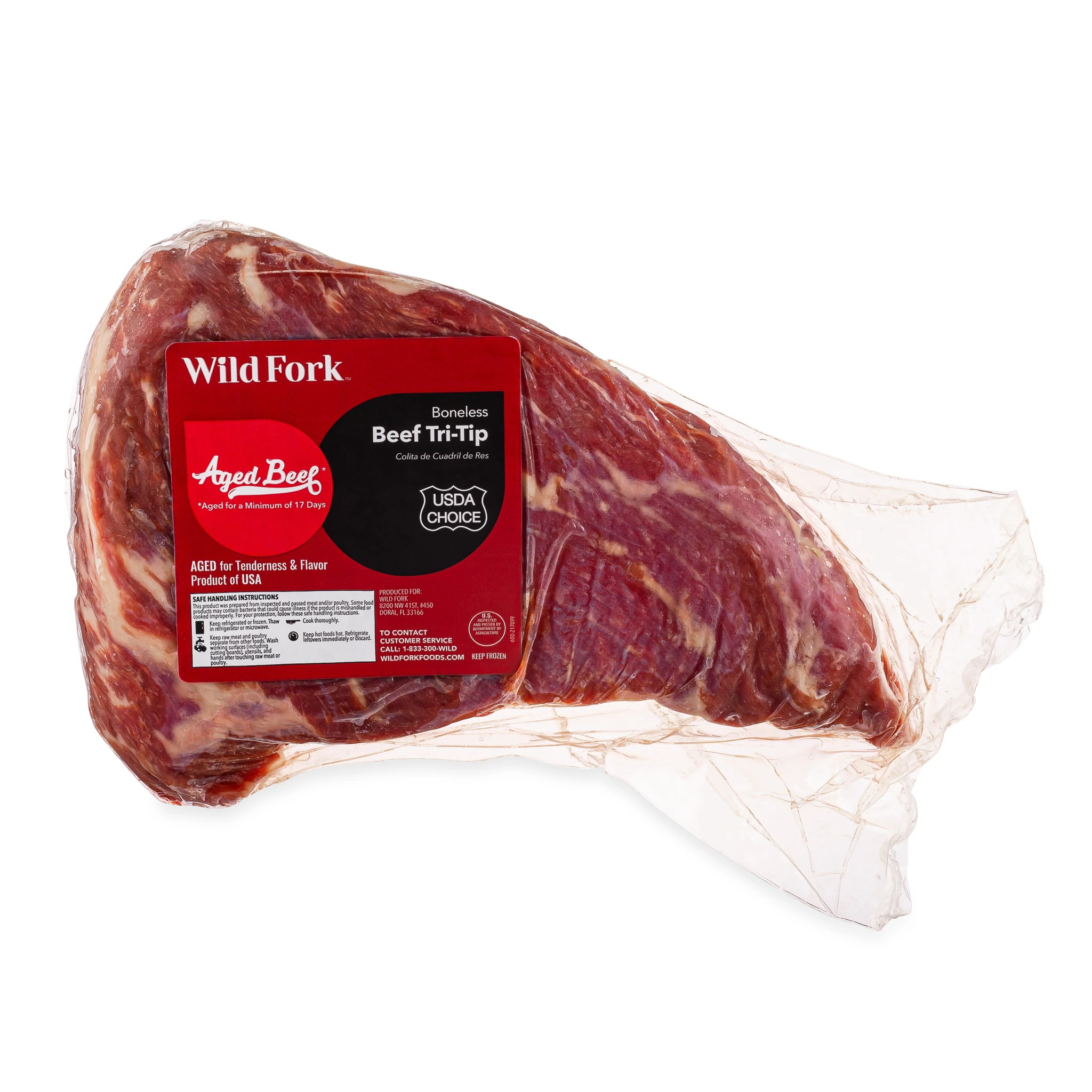 1197 WF PACKAGED USDA Choice Beef Tri-Tip Beef