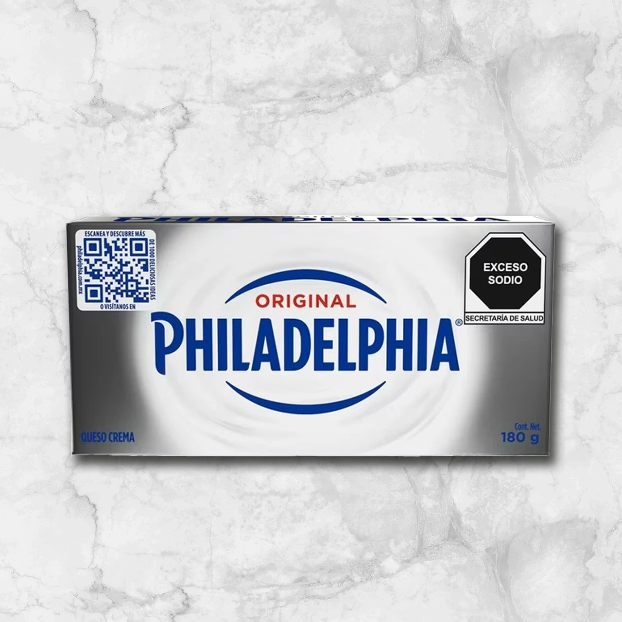 82416 WFMex PAckaged QUESO CREMA BARRA PHILADELPHIA 180G Acompañamientos