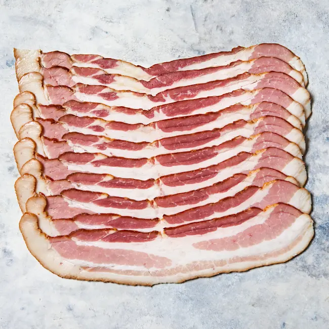 WFC 6939 Pork Bacon DryCured Raw