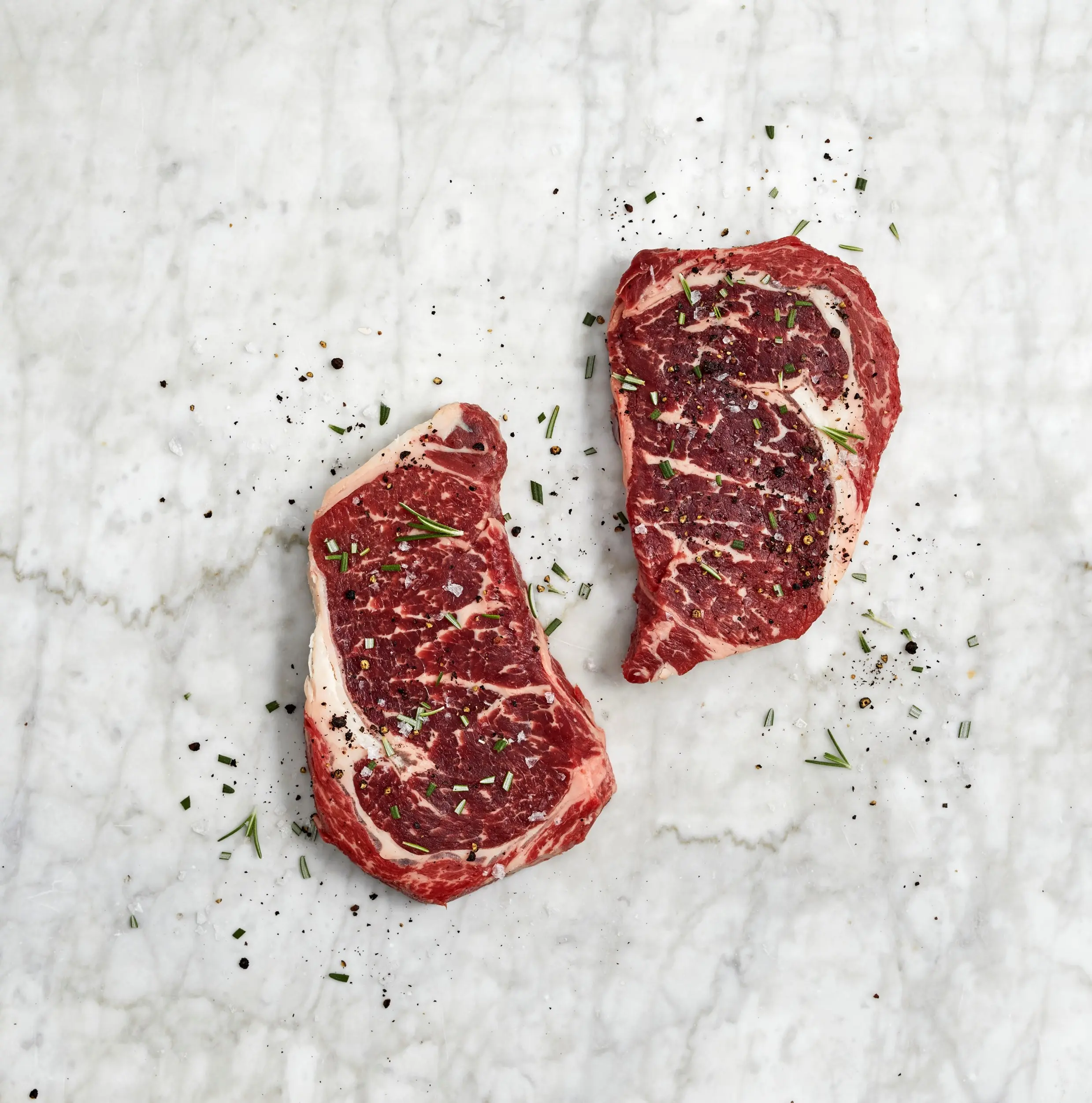 1148 7816 WF Raw USDA Choice Beef Ribeye Steak Beef