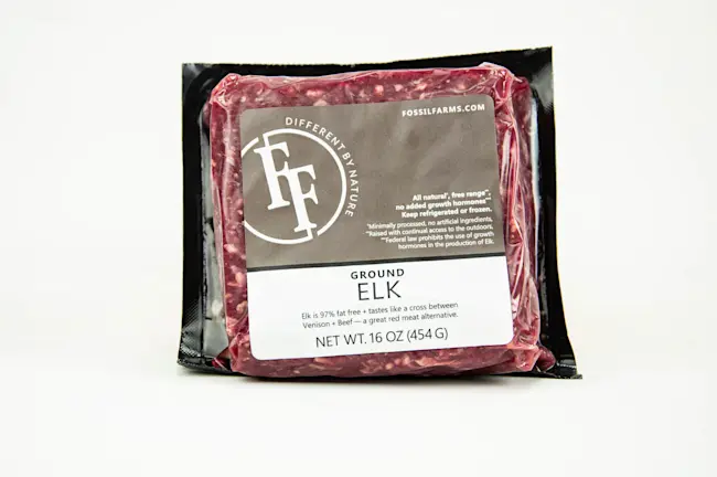 5705 WF PACKAGED Ground Elk 90- Lean - 1 LB Specialty Meat