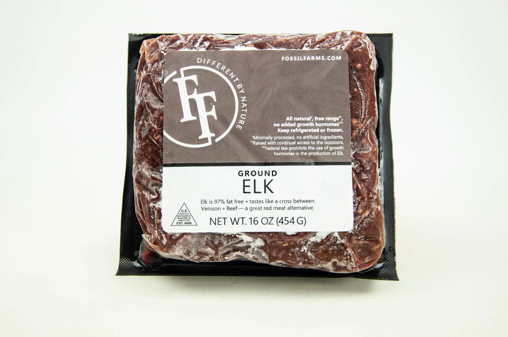 5705 WF PACKAGED Ground Elk 90- Lean - 1 LB Specialty Meat