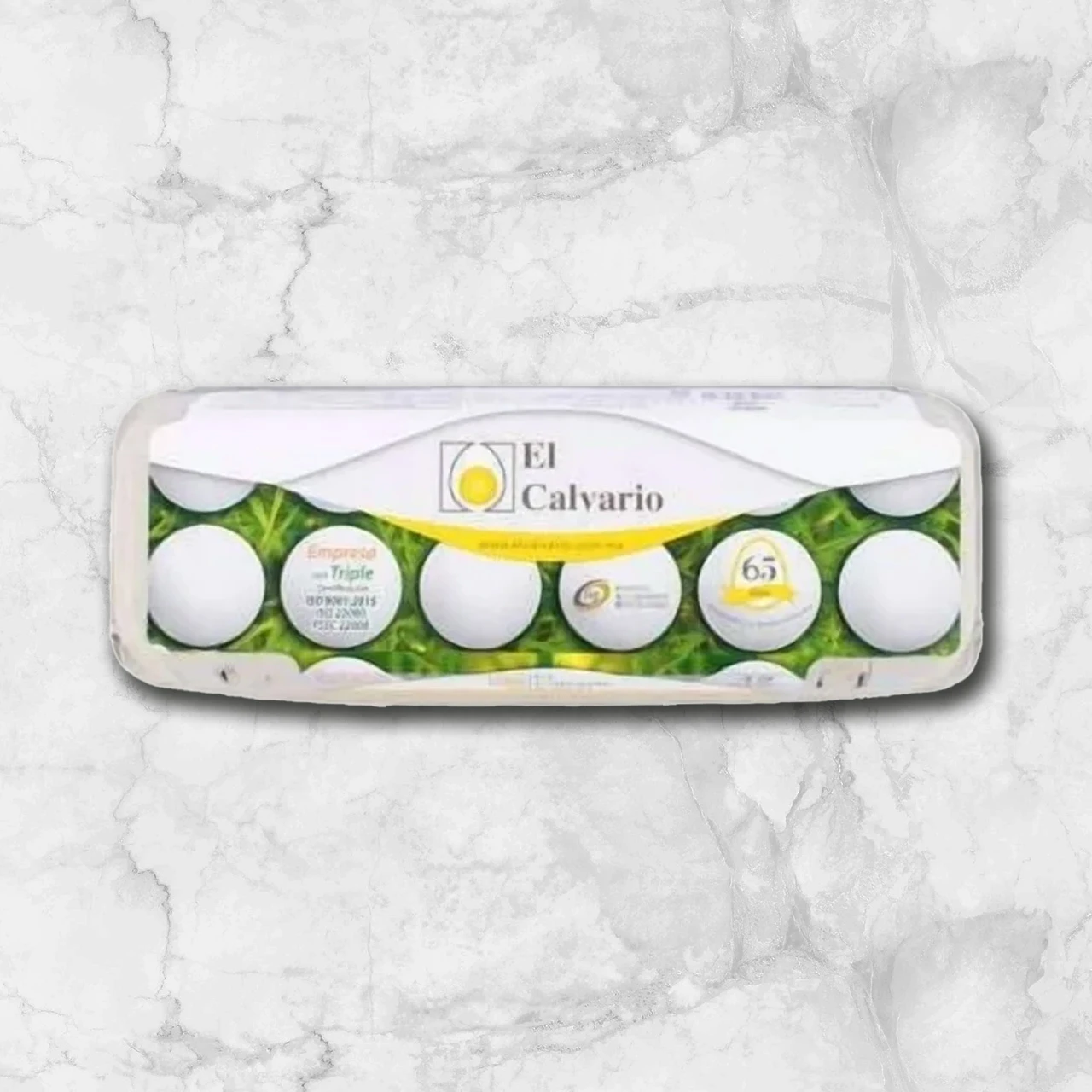 82233 WFMEx Packaged HUEVO BLANCO DOCENERO CALVARIO Pollo