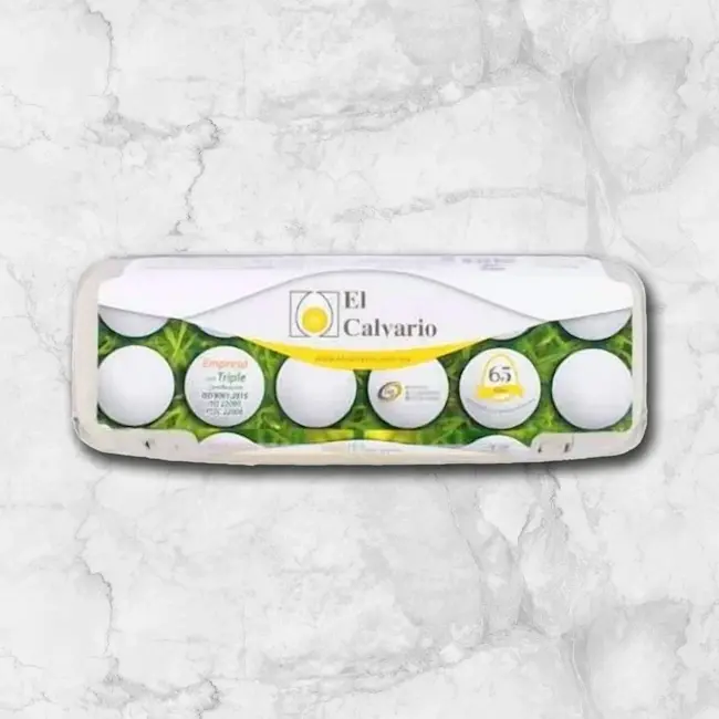 82233 WFMEx Packaged HUEVO BLANCO DOCENERO CALVARIO Pollo