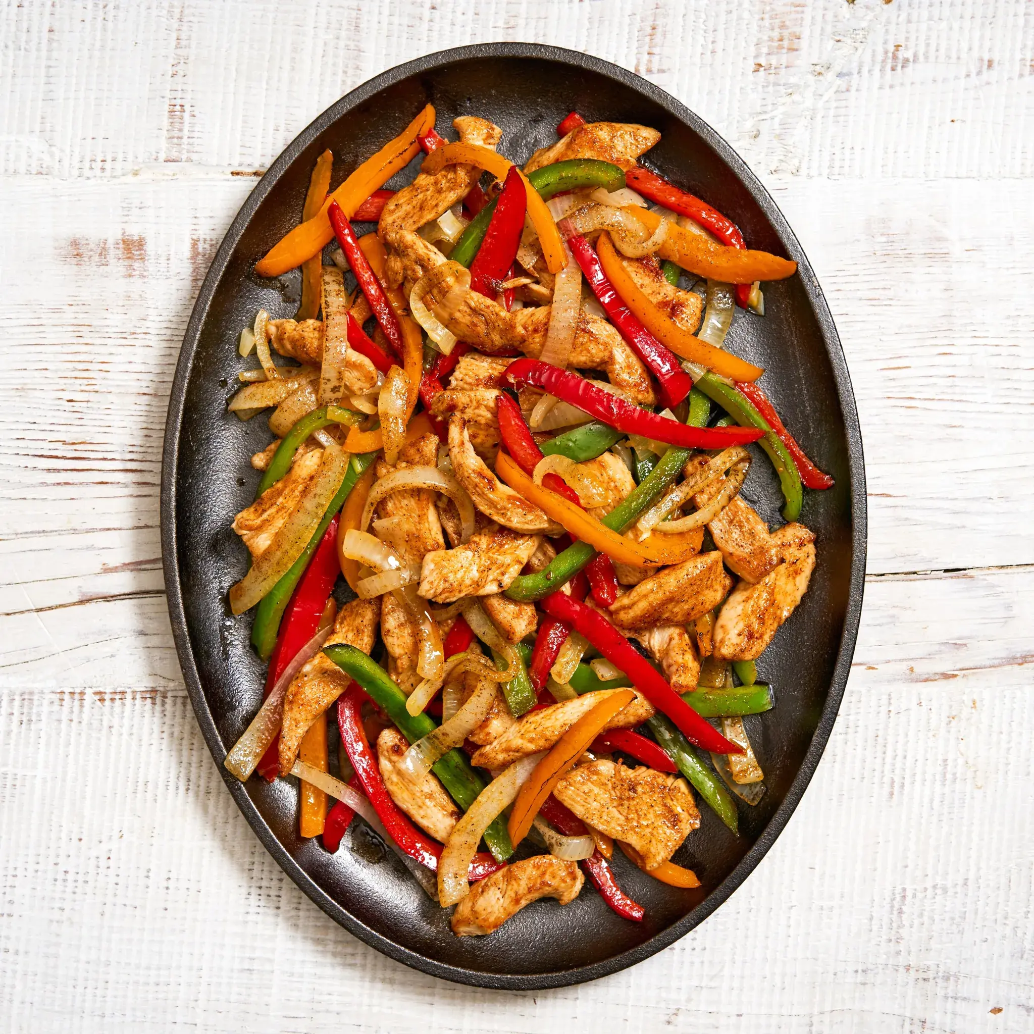 4519 PLATED Boneless Chicken Thighs for Fajitas