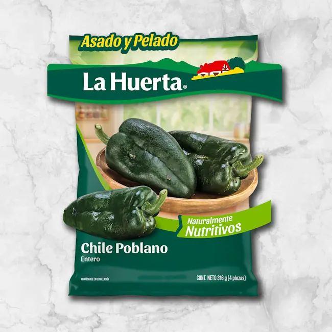 80344 WFMex Packaged Chiles Poblanos para Rellenar Verduras