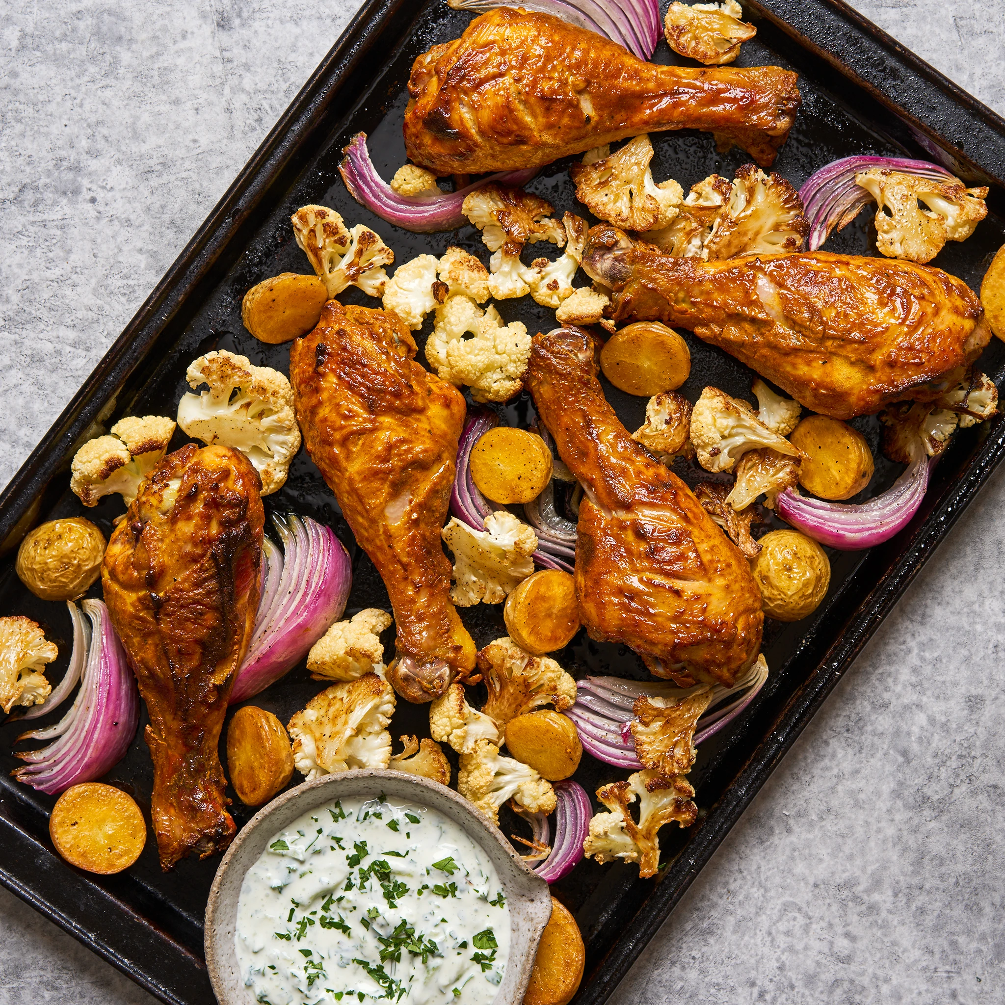 Sheet Pan Tandoori Chicken Drumsticks 003