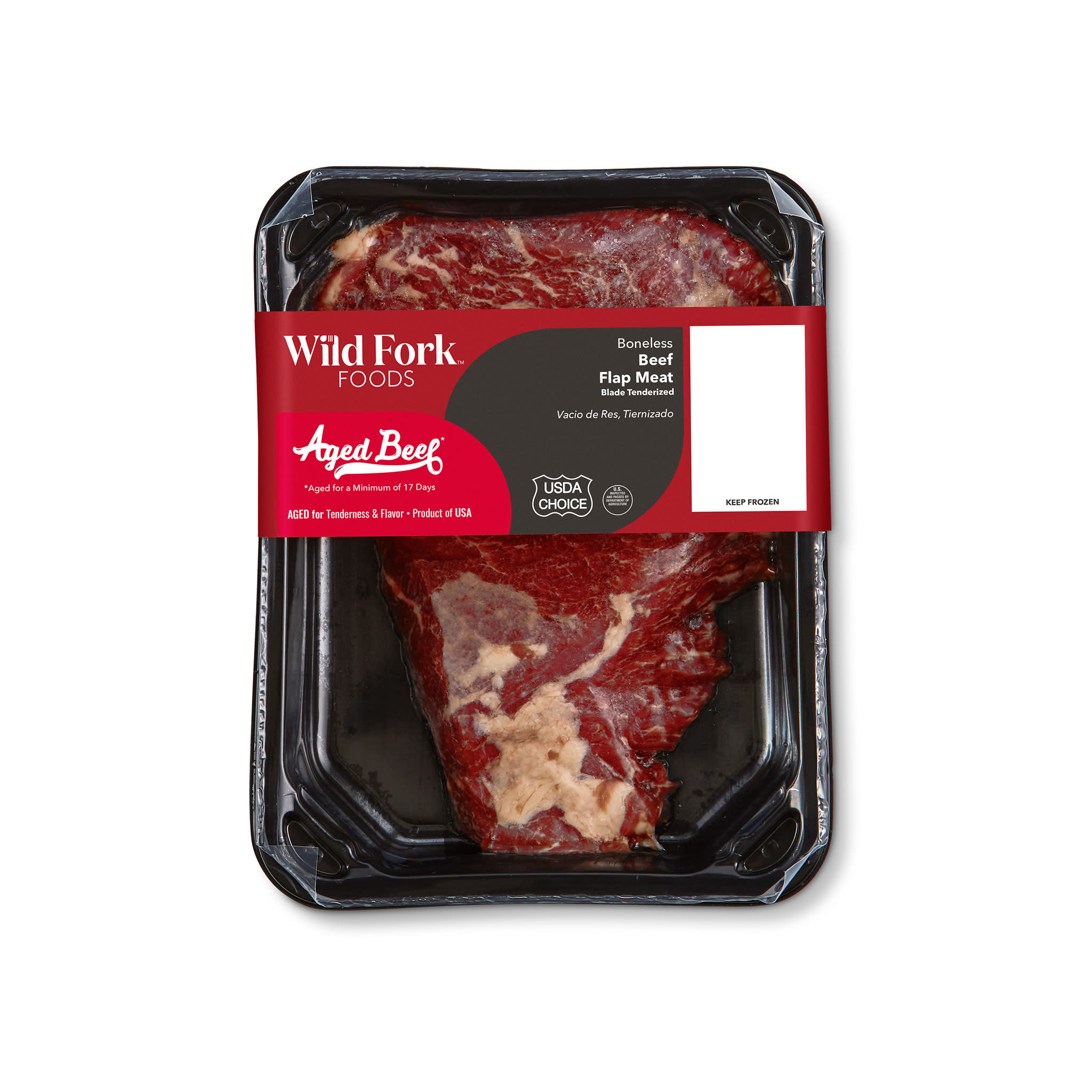 1106 WF PACKAGED USDA Choice Beef Flap Meat Steak Beef