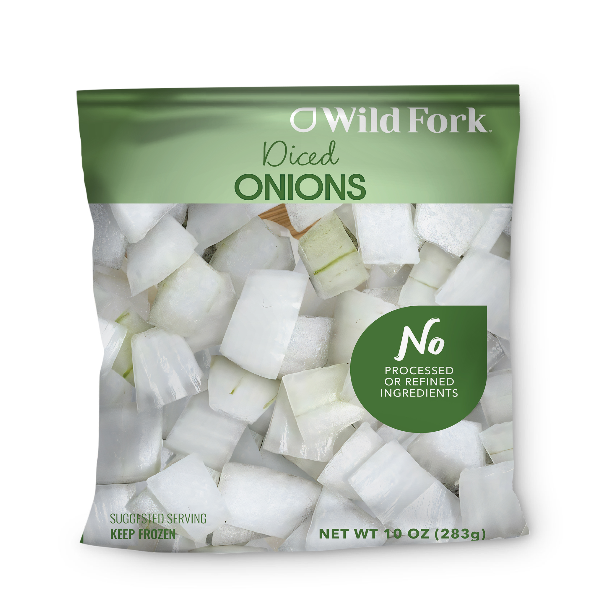 Diced Onions 10oz IQF | Wild Fork Foods
