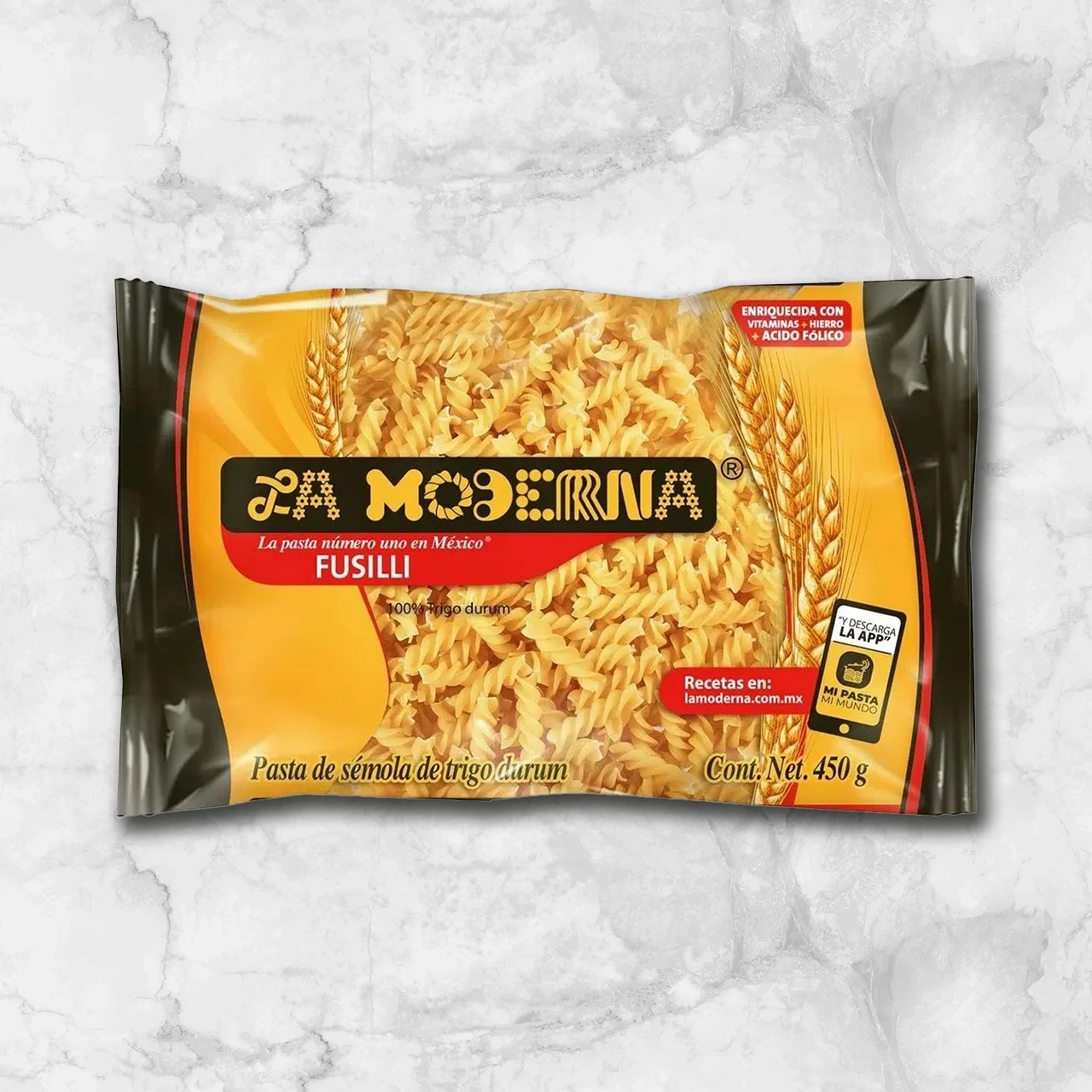 82119 WFMex Packaged LA MODERNA FUSILLI 450 GSecos