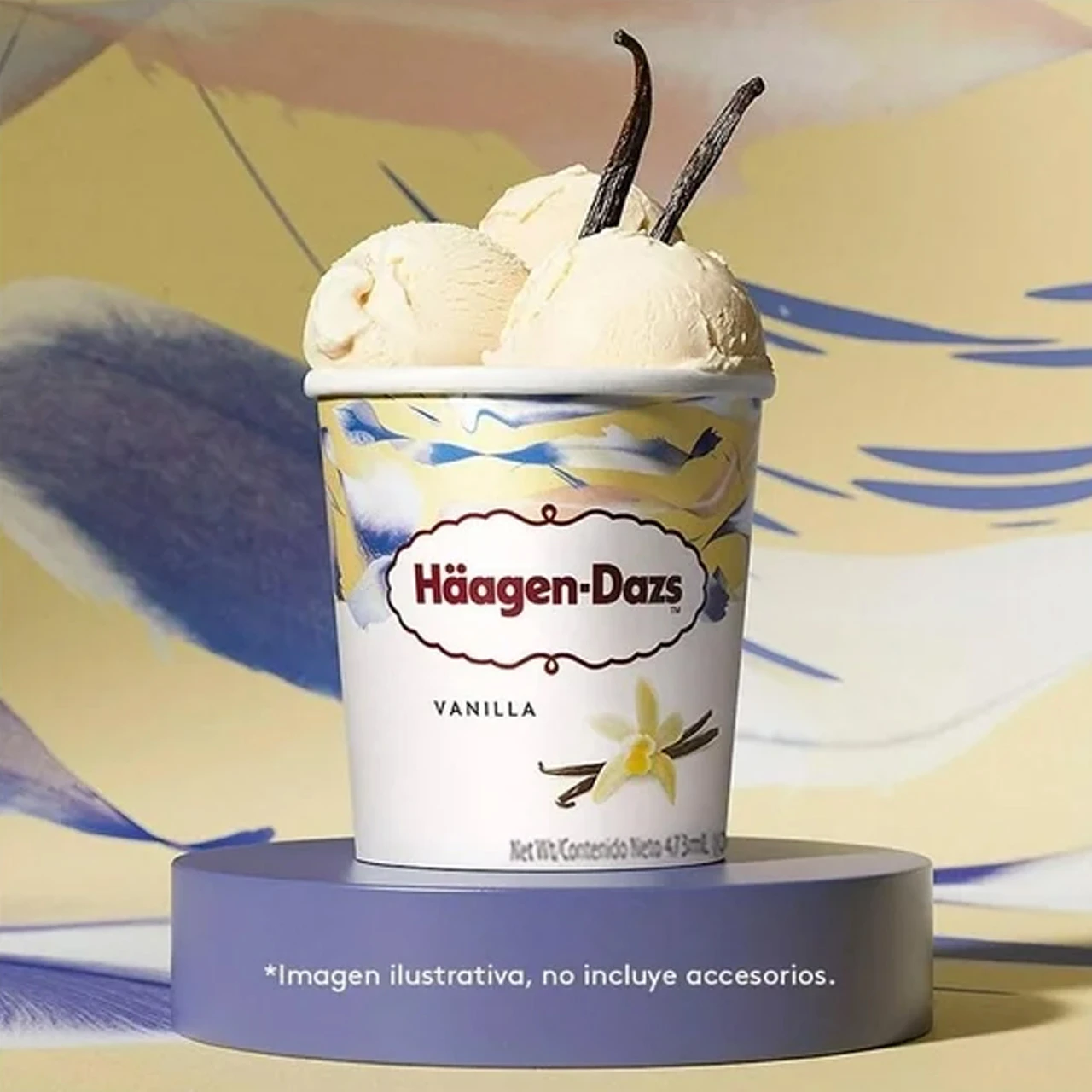 82148 WFMex Lifestyle HELADO DE VAINILLA HÄAGEN DAZS 473ML Postres