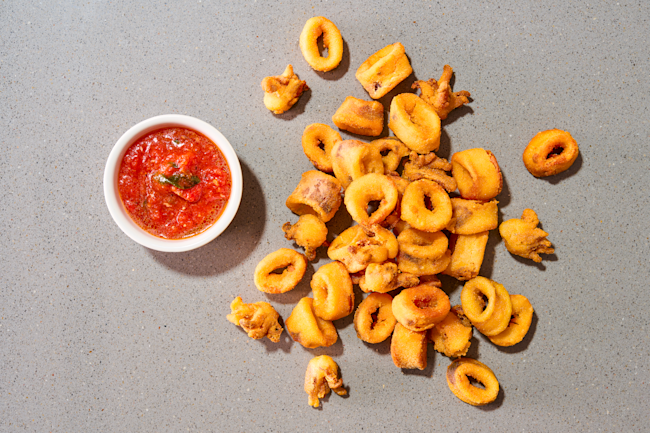 6407 COOKED Wild Caught Calamari Rings and Tentacles