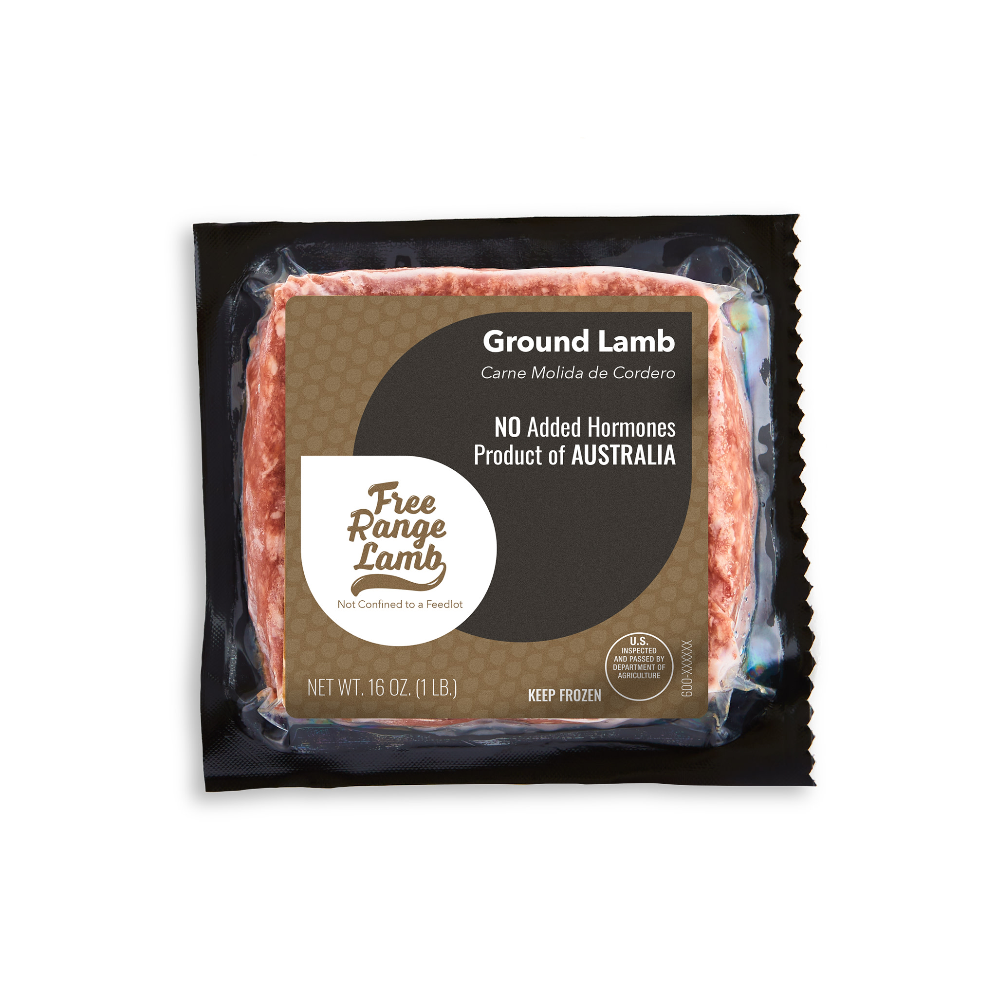2615 WF PACKAGED Ground Lamb 80- Lean - 1 LB Specialty Meats
