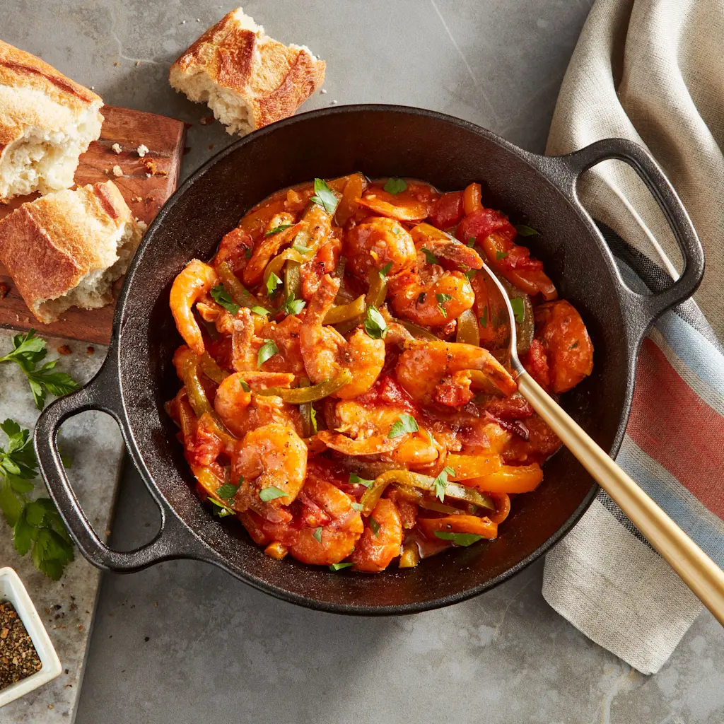 WFC 5120 Seafood Med Shrimp w bell peppers LS