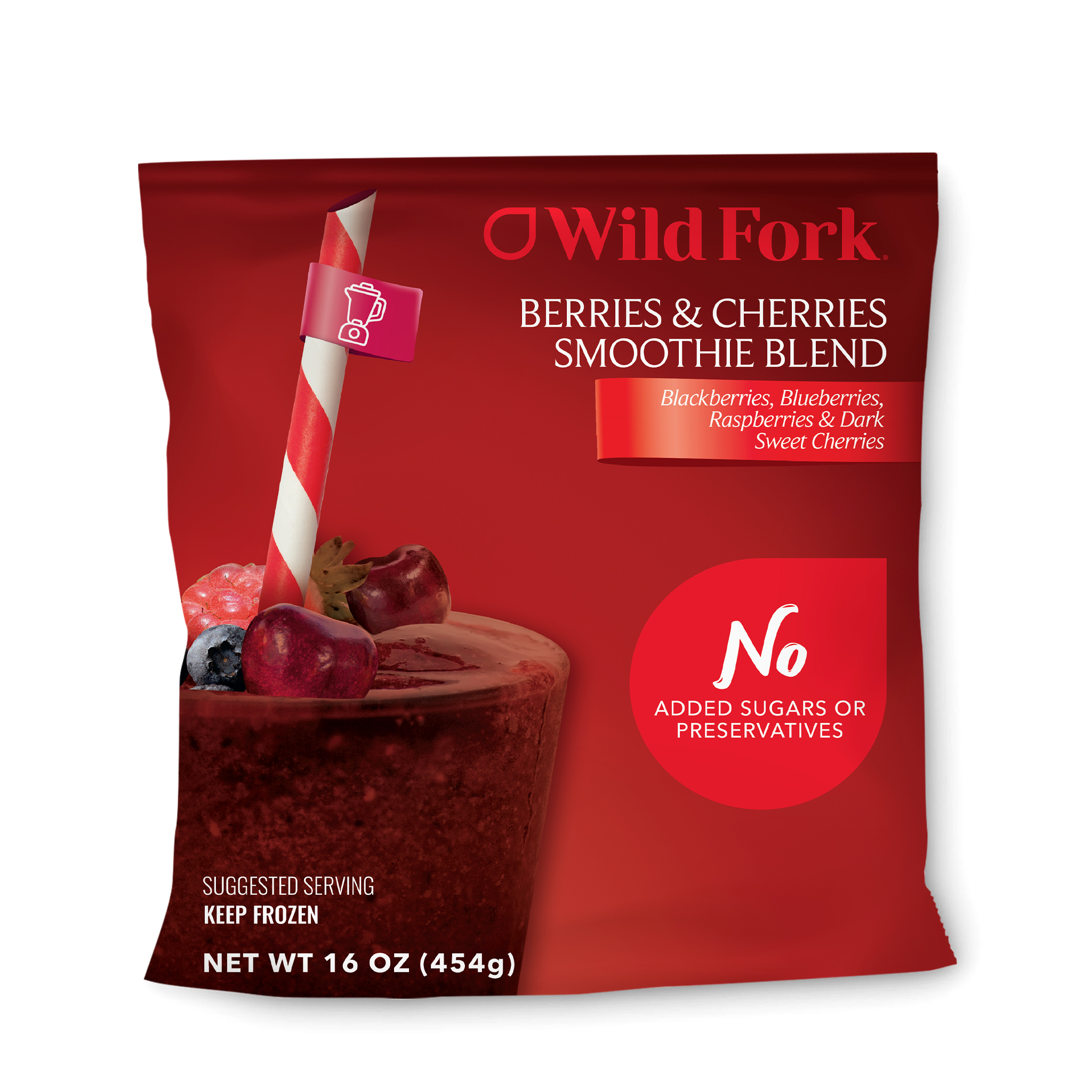 【お値下げ！】 WILDSTRAWBERRY Cherry Berry Blend 16oz IQF | Wild Fork Foods