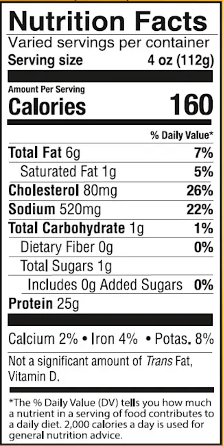 4520 NFT Garlic & Herb BLSL Chicken Breast Cook In Bag