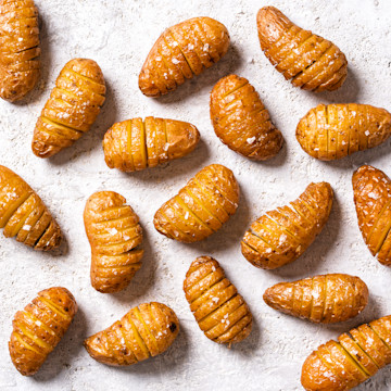 Baby Hasselback Potatoes