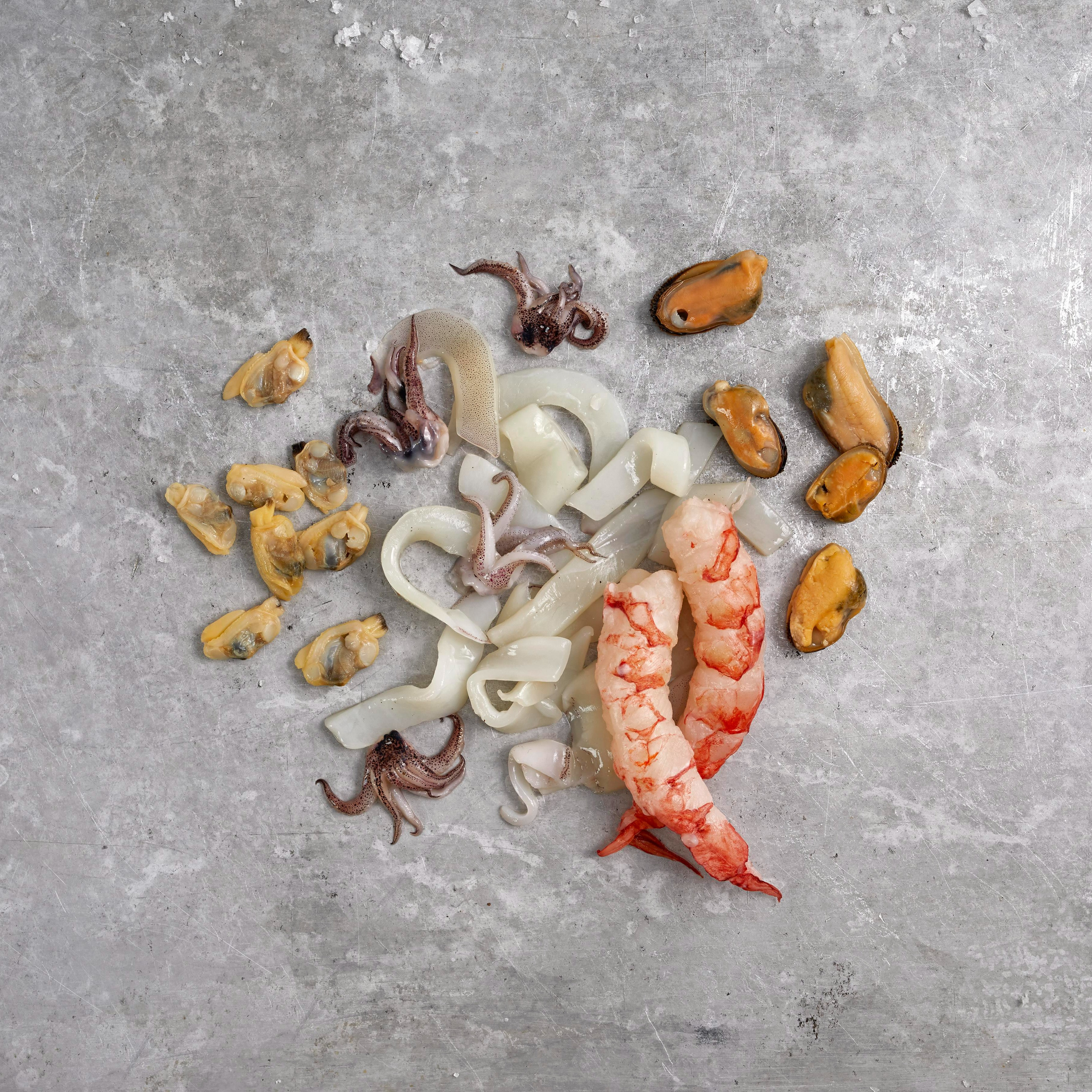 6009 WF Raw Seafood Meat Mix Seafood