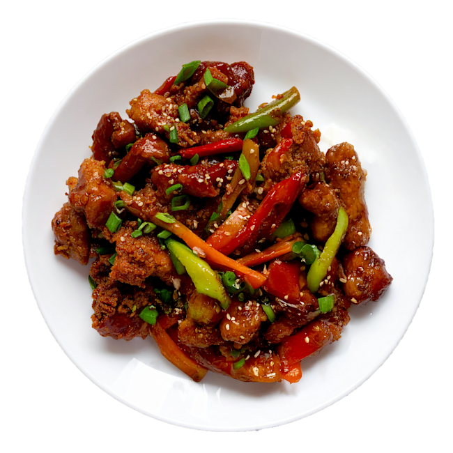 RAW General Tso Chicken - La Casa Rosa