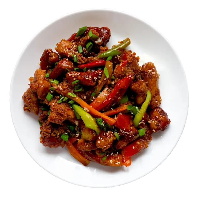 RAW General Tso Chicken - La Casa Rosa