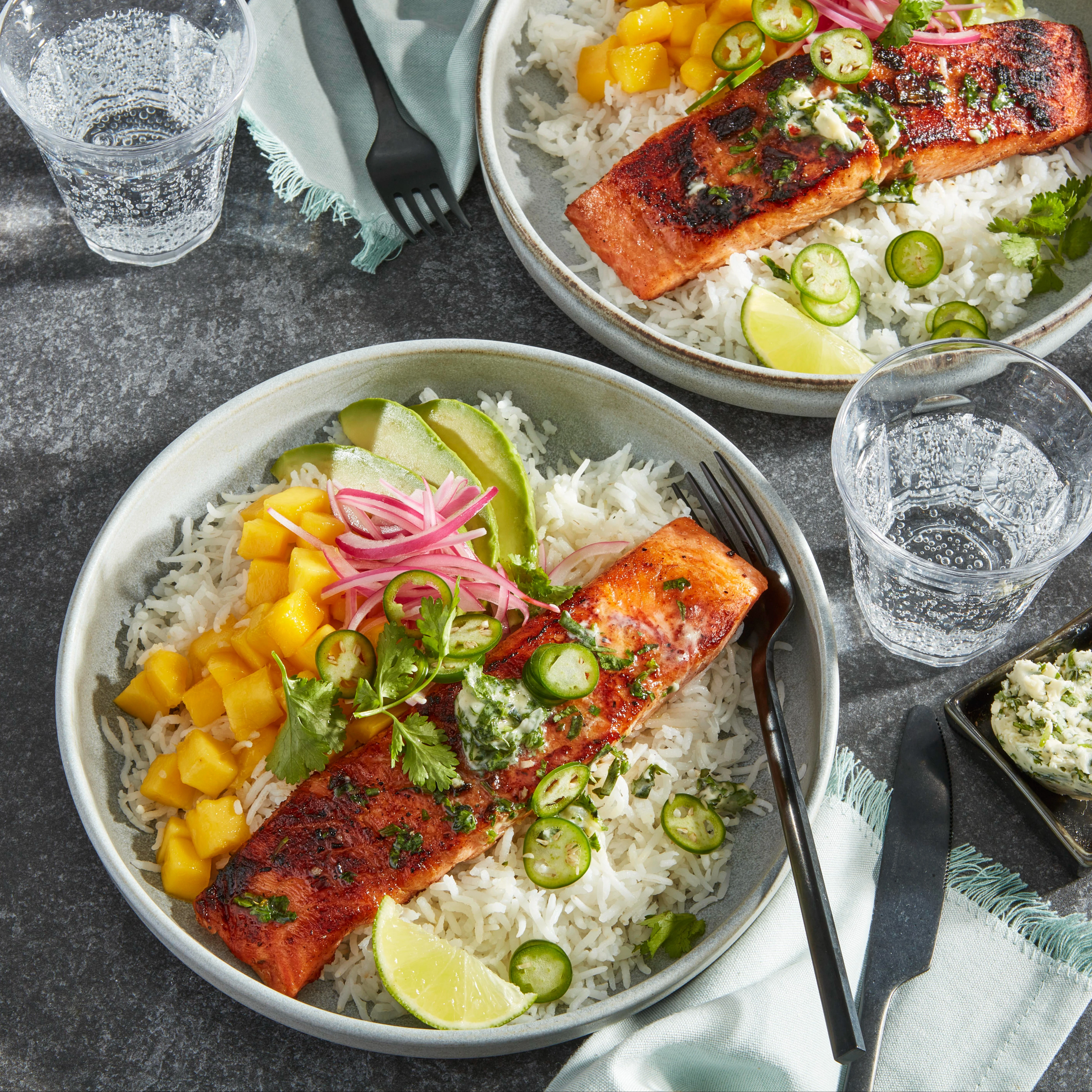 6270 PLATED Atlantic Salmon Portions w/ Monterey Rub