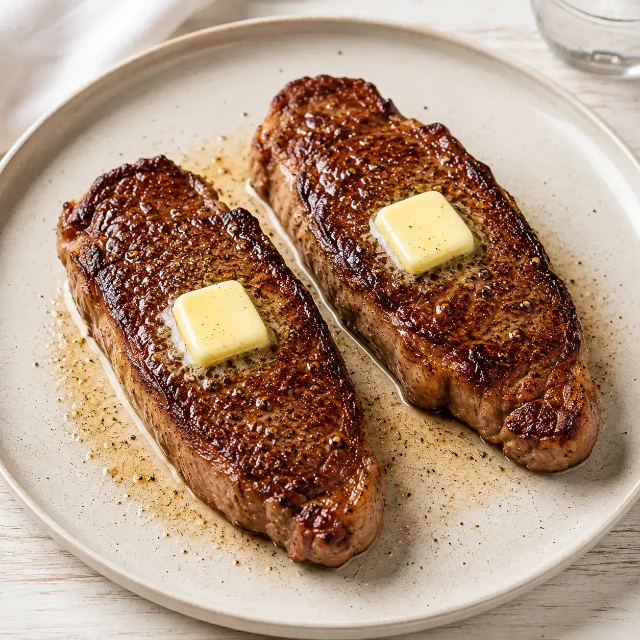 How to Cook a USDA Choice Beef NY Strip Steak from Frozen