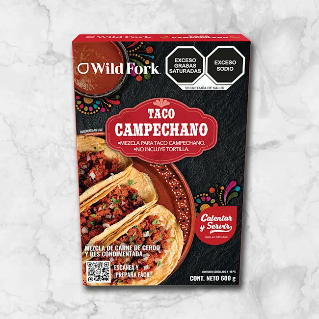 82438 WFMex Packaged TACO CAMPECHANO WF 600G Platillos Listos