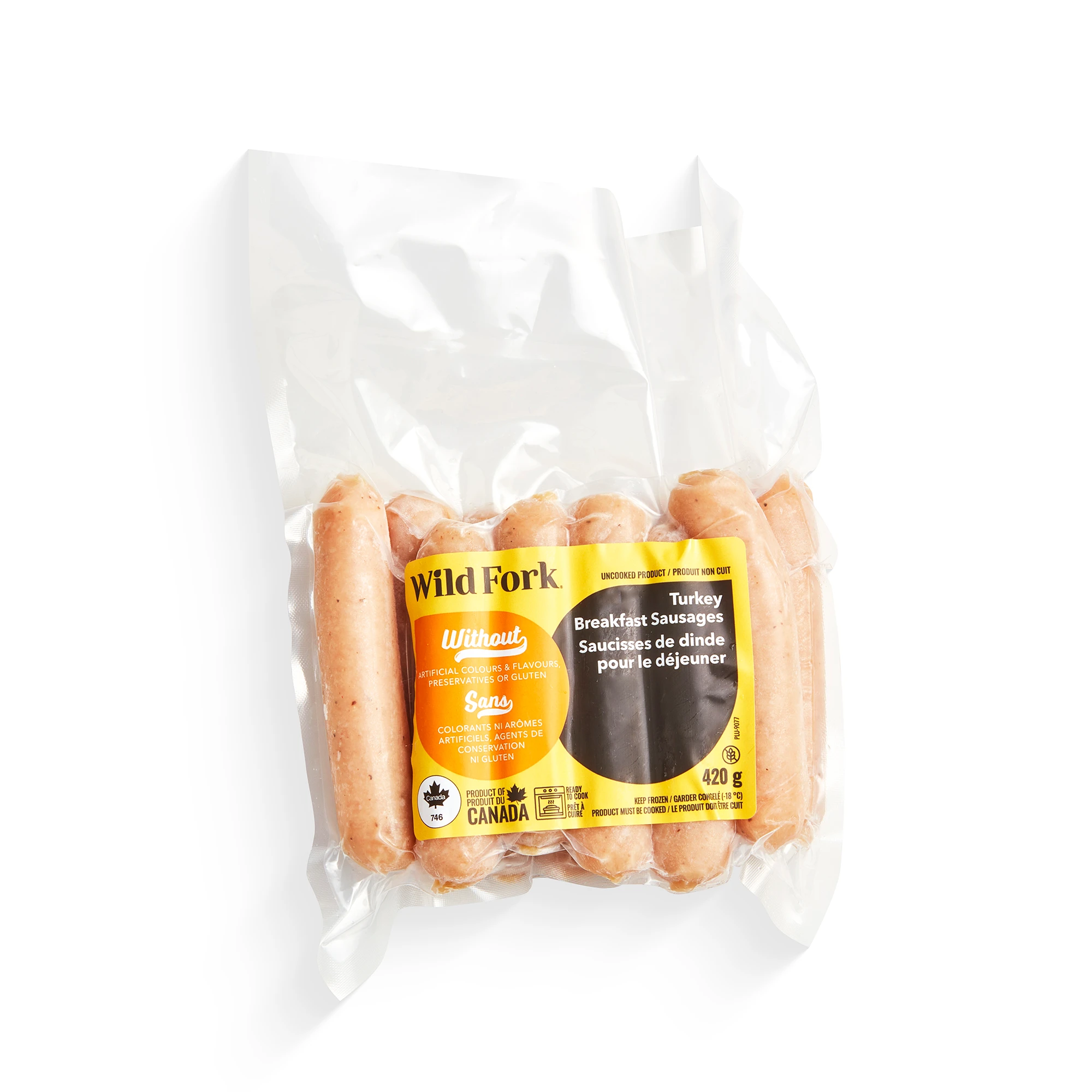 WFC 9077 Grounds Turkey Breakfast Sausage PD