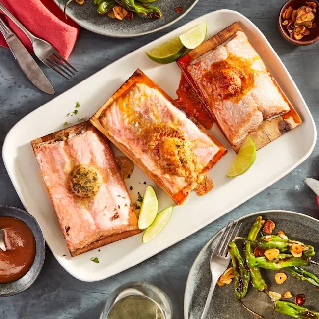 WFC 5212 5213 5214 Seafood Salmon KetaCedarPlank Trio LS