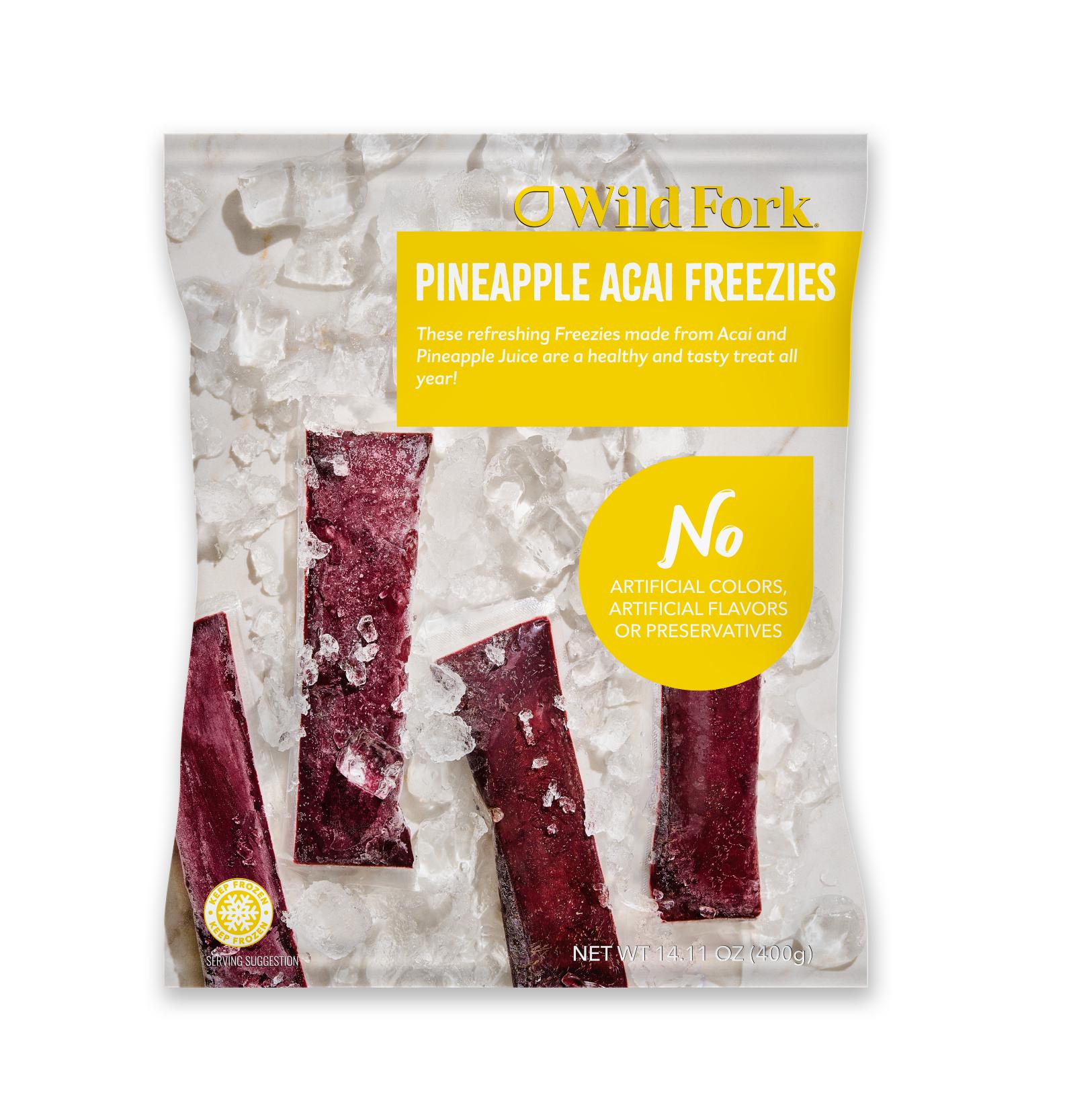 ぷりてぃーあいす Pineapple Acai Freezie – Tropical Frozen Treat | Wild Fork