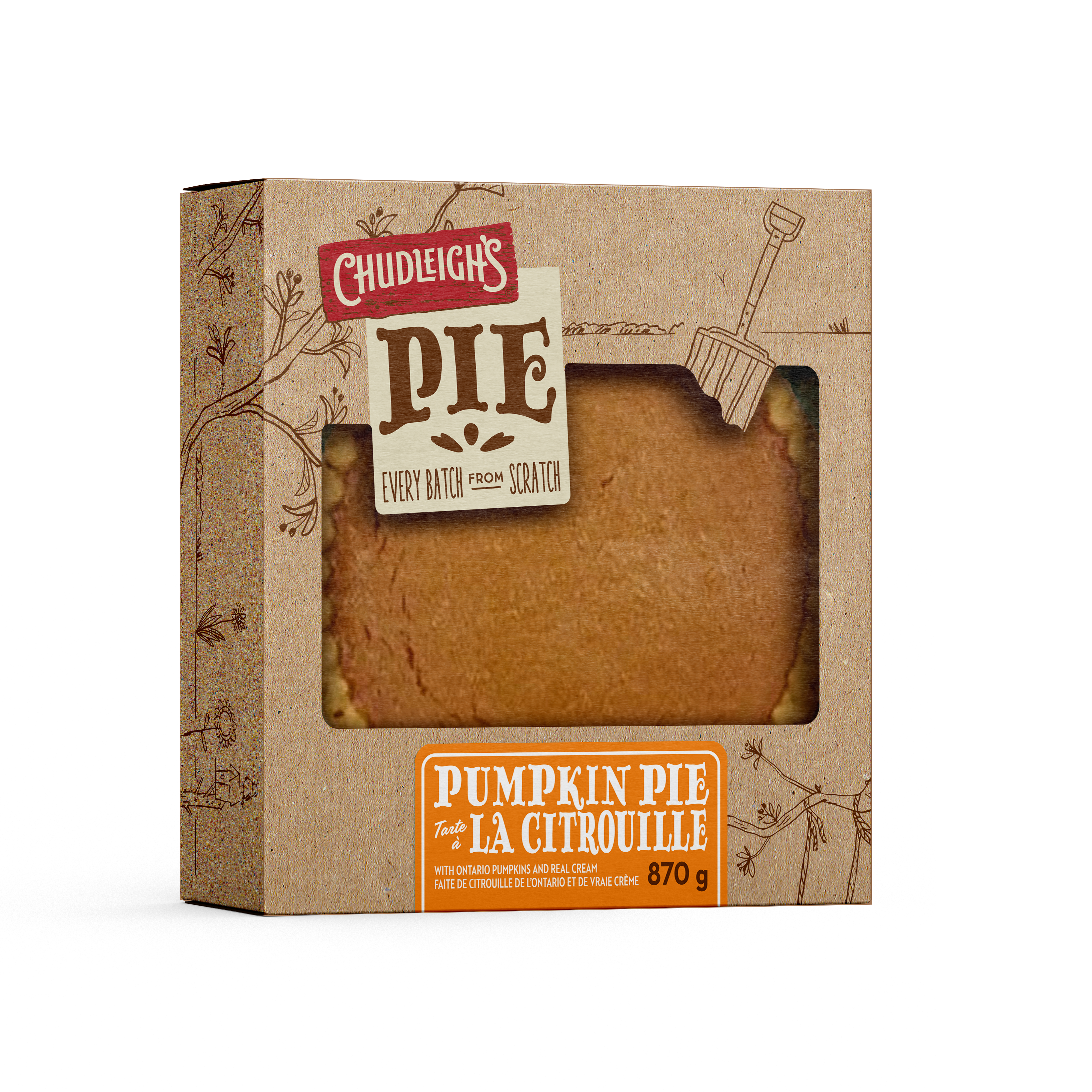 3837 CHUDLEIGHS PIE PUMPKIN PIE