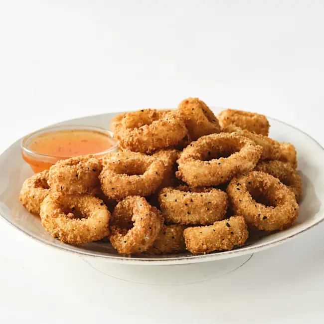 6409 COOKED S&P Calamri Rings with Sweet Chili Sauce