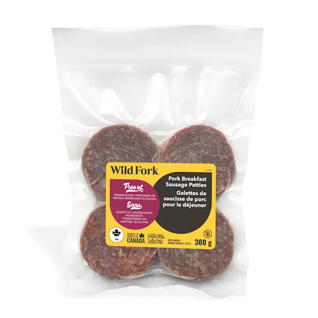 WFC 9065 Grinds Sausage PorkPatties Front Product 1x1