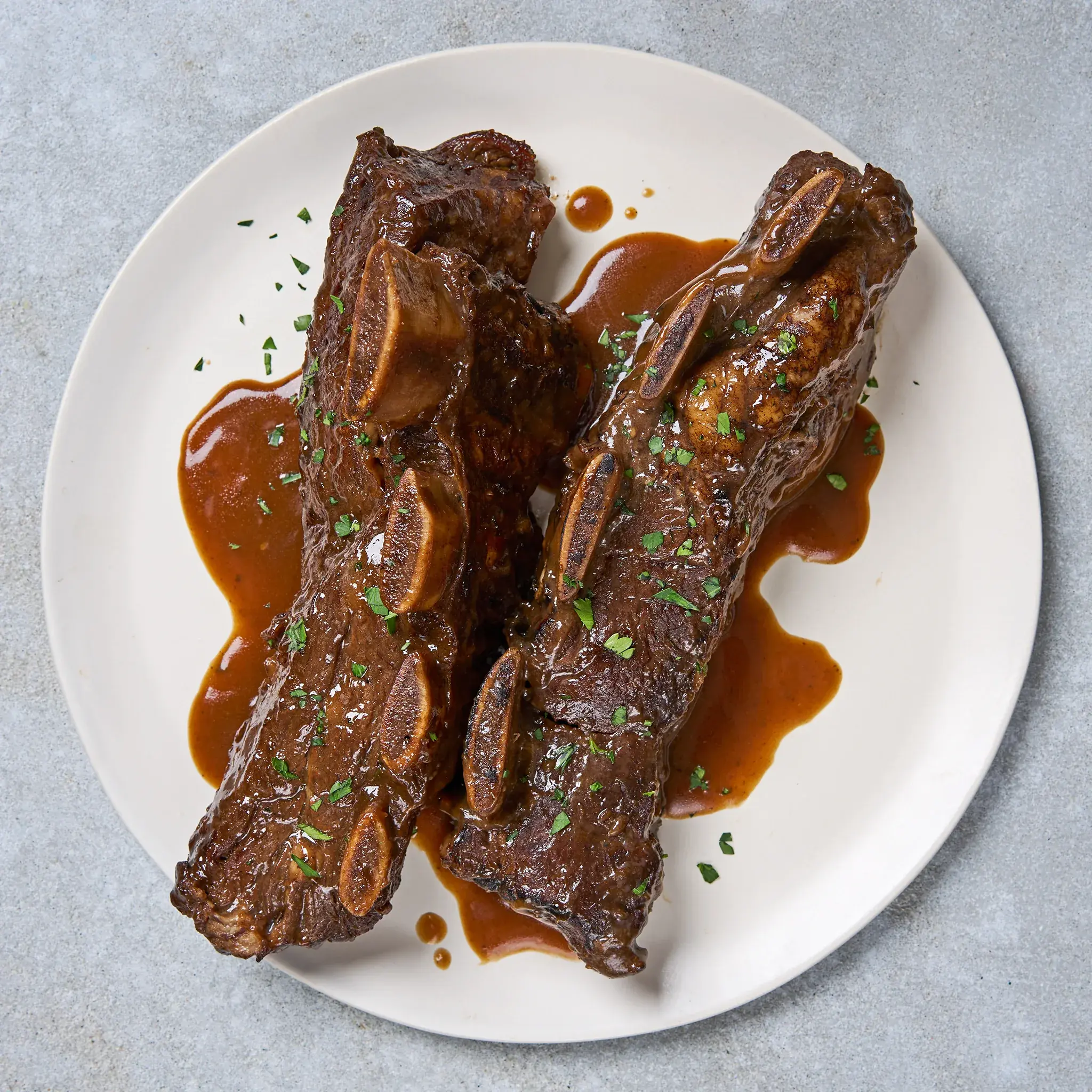 1612 WF PLATED Sous Vide Short Rib Red Wine Beef