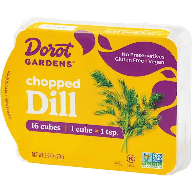 7073 WF PACKAGED Frozen Dill - Dorot Spices & Dry Goods