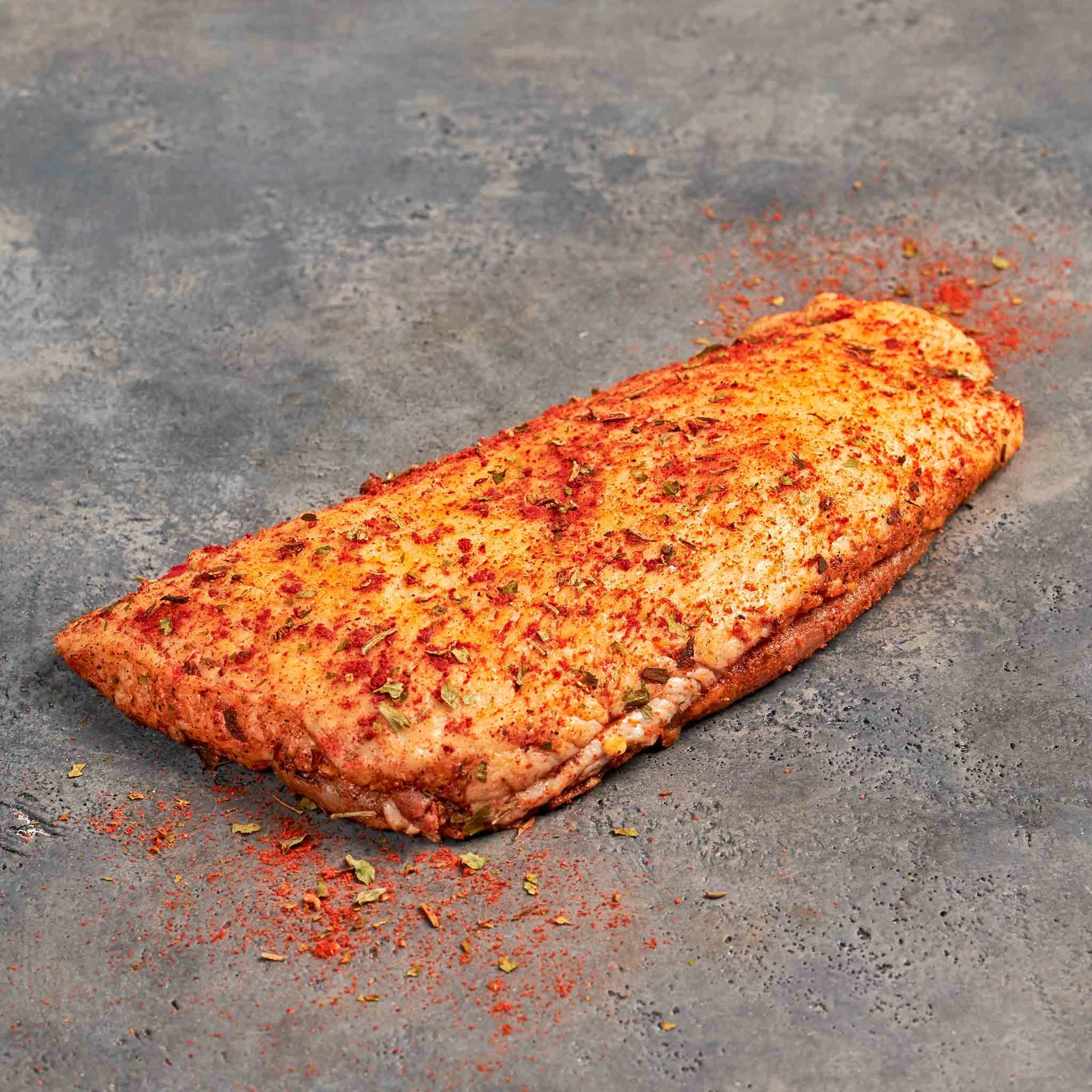 PLU WF Raw Cajun Seasoned Boneless Duck Breast 0014 Specialty Meats